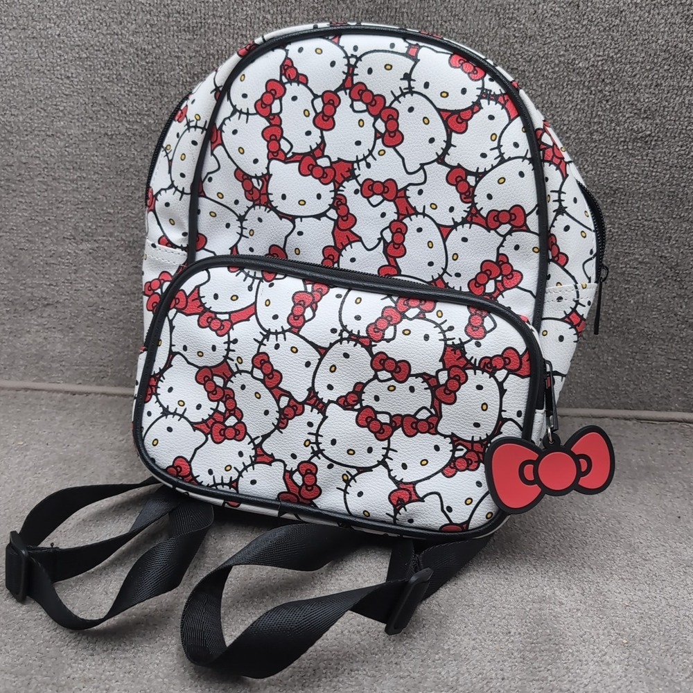 Sanrio Hello Kitty Faux Leather Mini Backpack 10 Inch Nwot‎